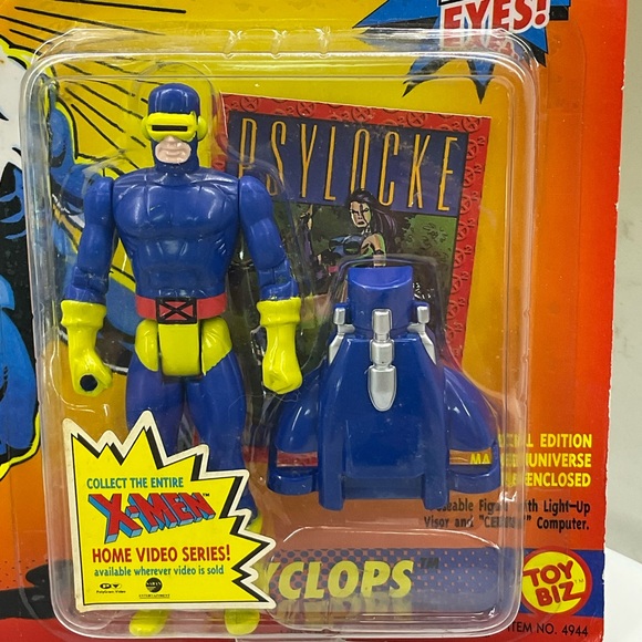 Vintage Uncanny X-men Cyclops Toy Biz Figure (new in package) - Picture 2 of 5